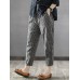 Vintage Striped Pockets Cotton Harem Pants Vintage Striped Pockets Cotton Harem Pants