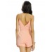 Women Sexy Deep V Hollow Sleeveless Solid Color Jumpsuit Women Sexy Deep V Hollow Sleeveless Solid Color Jumpsuit