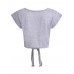 Casual Solid Color O-neck Short Sleeve Crop Tops For Women Casual Solid Color O-neck Short Sleeve Crop Tops For Women