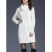 Casual Knitting Pure Color Turtleneck Long Sleeve Women Dresses Casual Knitting Pure Color Turtleneck Long Sleeve Women Dresses