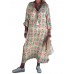 Pineapple Print Splited Long Sleeve Dress For Women Pineapple Print Splited Long Sleeve Dress For Women