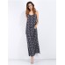 Sexy Women Sleeves Floral Print Maxi Dresses Sexy Women Sleeves Floral Print Maxi Dresses