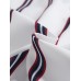 Mens Breathable Multi Color Stripe Chest Pocket Short Sleeve Shirts Mens Breathable Multi Color Stripe Chest Pocket Short Sleeve Shirts