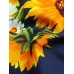 Mens Sunflower Oil Painting With Chest Pocket Short Sleeve Shirts Mens Sunflower Oil Painting With Chest Pocket Short Sleeve Shirts