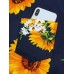 Mens Sunflower Oil Painting With Chest Pocket Short Sleeve Shirts Mens Sunflower Oil Painting With Chest Pocket Short Sleeve Shirts