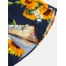 Mens Sunflower Oil Painting With Chest Pocket Short Sleeve Shirts Mens Sunflower Oil Painting With Chest Pocket Short Sleeve Shirts
