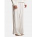 Mens Baggy Brief Pure Color Casual Elastic Waist Wide Leg Thin Straight Pants Mens Baggy Brief Pure Color Casual Elastic Waist Wide Leg Thin Straight Pants