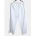Mens Baggy Brief Pure Color Casual Elastic Waist Wide Leg Thin Straight Pants Mens Baggy Brief Pure Color Casual Elastic Waist Wide Leg Thin Straight Pants