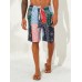Mens Ethnic Style Printing Thin Patchwork Design Quick Dry Knee Length Casual Shorts Mens Ethnic Style Printing Thin Patchwork Design Quick Dry Knee Length Casual Shorts