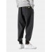Men Retro Shadowless Wall Beam Feet Solid Nine Points Jeans Men Retro Shadowless Wall Beam Feet Solid Nine Points Jeans