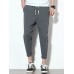 Mens Cotton Linen Solid Color Slim Fit Casual Pants Mens Cotton Linen Solid Color Slim Fit Casual Pants