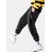 Mens Chinese Style Corduroy Solid Color Multi Pockets Ankle Banded Pants Mens Chinese Style Corduroy Solid Color Multi Pockets Ankle Banded Pants