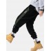 Mens Chinese Style Corduroy Solid Color Multi Pockets Ankle Banded Pants Mens Chinese Style Corduroy Solid Color Multi Pockets Ankle Banded Pants