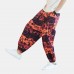 Mens Ethnic Printed Drawstring Loose Harem Pants Mens Ethnic Printed Drawstring Loose Harem Pants
