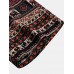 Mens Ethnic Printing Drawstring Elastic Waist Casual Straight Shorts Mens Ethnic Printing Drawstring Elastic Waist Casual Straight Shorts