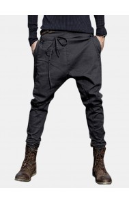Mens Fashion Harem Pants Baggy Slacks Trousers Sportwear Casual Jogger Pants