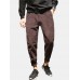 Mens Plain Corduroy Embroidery Button Zipper Straight Pants Mens Plain Corduroy Embroidery Button Zipper Straight Pants
