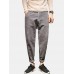 Mens Plain Corduroy Embroidery Button Zipper Straight Pants Mens Plain Corduroy Embroidery Button Zipper Straight Pants