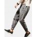 Mens Plain Corduroy Embroidery Button Zipper Straight Pants Mens Plain Corduroy Embroidery Button Zipper Straight Pants