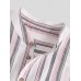 Mens 100% Cotton Stripe Three-quarter Sleeve Henley Shirts Mens 100% Cotton Stripe Three-quarter Sleeve Henley Shirts