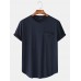 Men Cotton Plain Chest Pocket Home Casual Loose Short Sleeve T-Shirt Men Cotton Plain Chest Pocket Home Casual Loose Short Sleeve T-Shirt