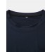 Men Cotton Plain Chest Pocket Home Casual Loose Short Sleeve T-Shirt Men Cotton Plain Chest Pocket Home Casual Loose Short Sleeve T-Shirt