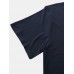 Men Cotton Plain Chest Pocket Home Casual Loose Short Sleeve T-Shirt Men Cotton Plain Chest Pocket Home Casual Loose Short Sleeve T-Shirt