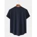 Men Cotton Plain Chest Pocket Home Casual Loose Short Sleeve T-Shirt Men Cotton Plain Chest Pocket Home Casual Loose Short Sleeve T-Shirt