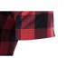 Mens Plaid Pattern Round Neck Short Sleeve T-shirt Mens Plaid Pattern Round Neck Short Sleeve T-shirt