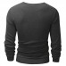 Mens Knit Solid Color Long Sleeve Round Neck Tops Pullover Casual Tee T-shirt Mens Knit Solid Color Long Sleeve Round Neck Tops Pullover Casual Tee T-shirt