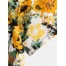Mens Vacation Style Tropical Floral Printed Stand Collar Short Sleeve Henley Shirt Mens Vacation Style Tropical Floral Printed Stand Collar Short Sleeve Henley Shirt